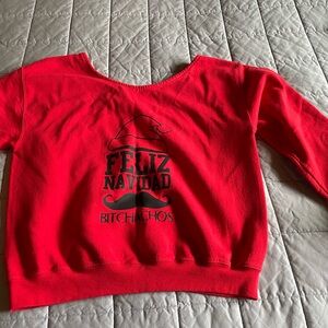 Red Graphic Sweatshirt